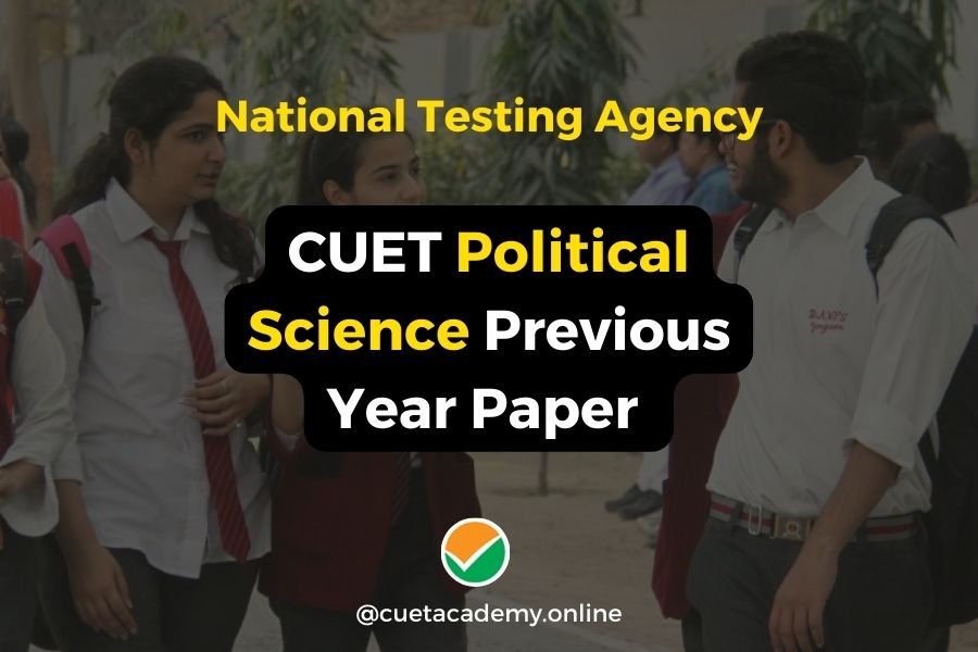 CUET Political Science Previous Year Question Paper