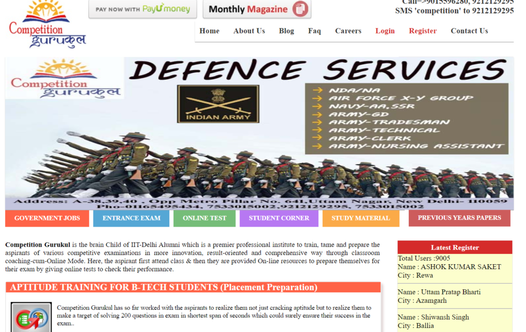 List of Top 5 CUET Academy in Uttam Nagar