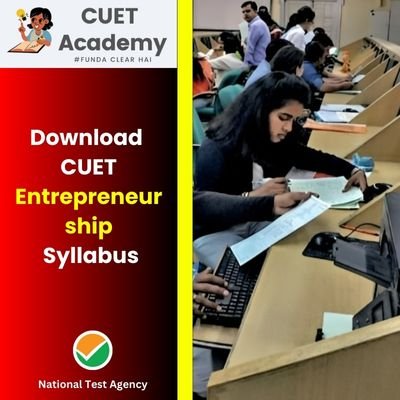 NTA CUET Entrepreneurship Studies Syllabus 2024 Exam