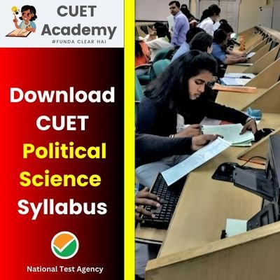 NTA CUET Political Science Syllabus 2024 Exam
